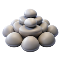 extraordinary abstract A group of pebbles arranged in a zen garden pattern, soft diffused light, minimalist style 4K png