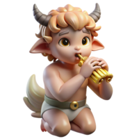 beautiful rustic A mischievous satyr playing a pan flute, surrounded by playful nymphs, soft diffused lighting, Rococo style professional png