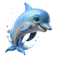 beautiful vintage A playful dolphin leaping out of the ocean, sparkling water droplets, dynamic and energetic authentic png