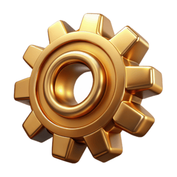 deslumbrante clássico uma solteiro steampunk engrenagem, intrincado detalhes, altamente polido latão, estúdio iluminação, produtos fotografia estilo Alto resolução png