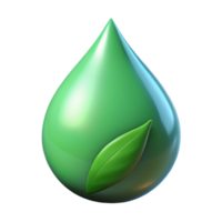vibrant vintage A single raindrop on a green leaf, reflecting the surrounding environment, macro photography, realistic rendering exclusive png