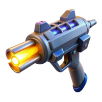 wonderful rustic A futuristic weapon, firing a beam of energy. Sci-fi action style, dynamic lighting detailed png