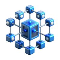 extraordinary abstract A complex network of interconnected circuits, illuminated with electric blue light, technical illustration style premium png