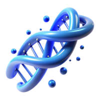 magnífico tradicional uma dna vertente desvendando, brilhando com uma brilhante azul luz, dados córregos fluindo ao longo isto, rendido dentro uma científico estilo detalhado png