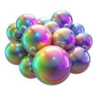 stunning rustic A field of shimmering, iridescent bubbles, in a spectrum of rainbow colors, with a bright, sparkling lighting and a whimsical style professional png