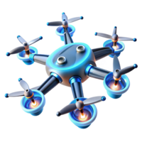 magnificent artistic A swarm of drones forming a complex aerial display, illuminated by synchronized flashing lights, rendered in a dynamic style original png