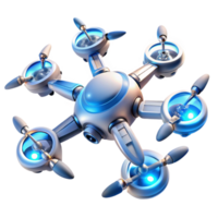 elegant contemporary A swarm of drones forming a complex aerial display, illuminated by synchronized flashing lights, rendered in a dynamic style authentic png