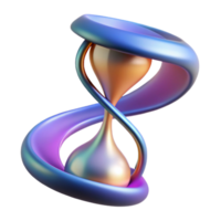 stunning creative An abstract representation of time, using flowing lines and changing colors, with dynamic lighting and a conceptual style genuine png
