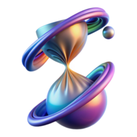 dramatic traditional An abstract representation of time, using flowing lines and changing colors, with dynamic lighting and a conceptual style premium png