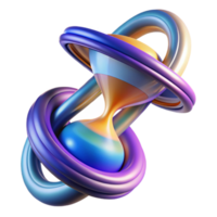 beautiful minimalist An abstract representation of time, using flowing lines and changing colors, with dynamic lighting and a conceptual style 4K png