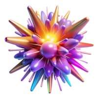 elegant classic A dynamic explosion of particles and light, using vibrant colors and energetic movement, with a futuristic lighting and an abstract expressionist style high quality png