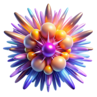 wonderful vintage A dynamic explosion of particles and light, using vibrant colors and energetic movement, with a futuristic lighting and an abstract expressionist style premium png