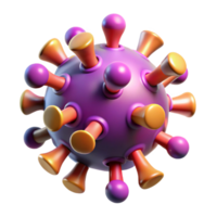 serene contemporary A microscopic view of a virus, abstracted into geometric shapes and vibrant colors, with bright lighting and a scientific style 4K png