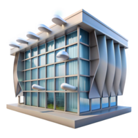 dramatic abstract Kinetic facade, moving elements responding to environmental conditions, dynamic architecture style, daylight rendering high quality png