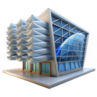 stunning creative Kinetic facade, moving elements responding to environmental conditions, dynamic architecture style, daylight rendering exclusive png