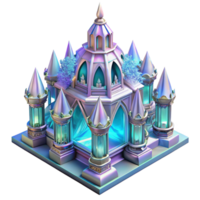 beautiful classic Crystal palace, intricate latticework, refracted light, magical atmosphere, fantasy art style authentic png
