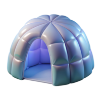 serene modern Inflatable structure, translucent material, soft diffused light, temporary architecture, experimental design premium png