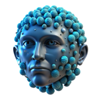 magnificent contemporary A swarm of nanobots forming the shape of a human eye, illuminated by a golden, ethereal light, in a surreal style authentic png