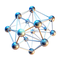 wonderful minimalist A network of interconnected nodes pulsating with data, illuminated by flowing light patterns, in an abstract, fractal art style professional png