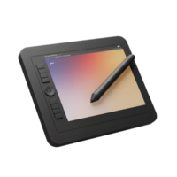 High-Resolution Graphics Tablet with Stylus Pen for Digital Art and Design Professionals png