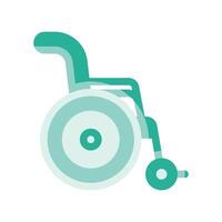 A minimalistic symbol reflecting the essence of the wheelchair vector