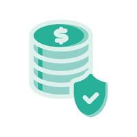 A minimalistic symbol reflecting the essence of the investment protection vector