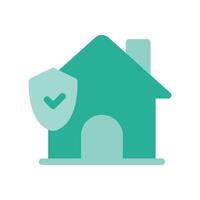 A minimalistic symbol reflecting the essence of the cottage vector