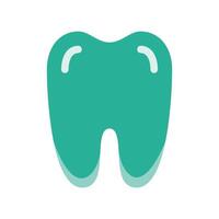 A minimalistic symbol reflecting the essence of the healthy tooth vector