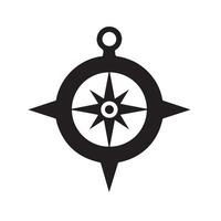 Compass icon. Wind rose sign for app and website vector