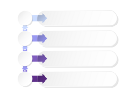 Infographic with 4 steps, process or options. Blue tone. png