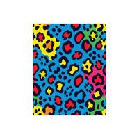 Bright and Playful Leopard Texture Pattern Design vector