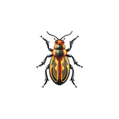 Realistic Beetle Bug Artwork in High-Quality Design