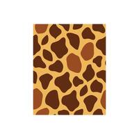 Elegant Giraffe Print Pattern Background Illustration Design vector