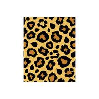 Exotic Leopard Fur Print Seamless Background vector