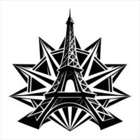 Eiffel Tower Silhouette vector