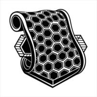 Honeycomb Hexagon Pattern vector