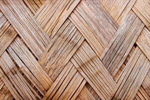 Wicker texture with natural patterns. Bamboo texture for background. photo
