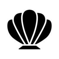 Seashell icon set vector