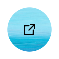 A blue circle with a black arrow pointing to the left png