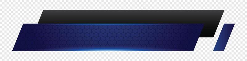 Futuristic design lower third banner. Broadcast news lower third banner template design. Lower third bar template for breaking news. headline vector