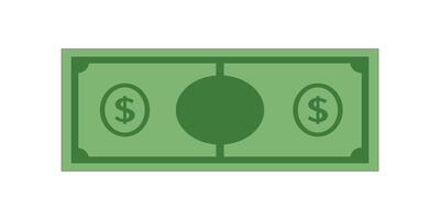 Cartoon Illustration of a Stack of Bundled Money with Dollar Sign on Isolated White Background and Transparent 1 vector