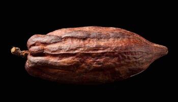 Cocoa Seed in Dark Background photo
