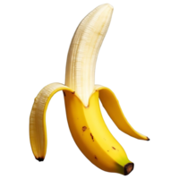 High-Resolution Peeled Banana Photo Ideal for Ads Marketing png