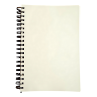 isolado kraft papel espiral caderno imagem - perfeito para maquetes Projeto projetos png