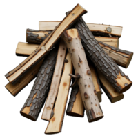 Realistic Chopped Wood Pile Perfect for Marketing Design Projects png