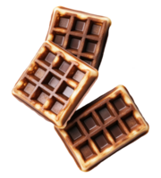 Waffles with Chocolate png