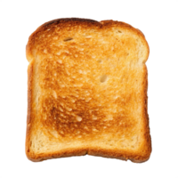 Close-up of toasted bread on trasparent background png