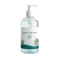 Hand sanitizer bottle isolated on transparent background png