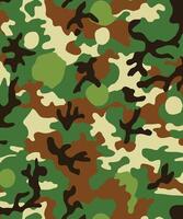Classic Green Camouflage Pattern Military Camo Digital Background vector