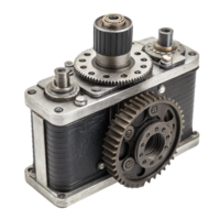 Realistic 3d style mechanical item on transparent background png